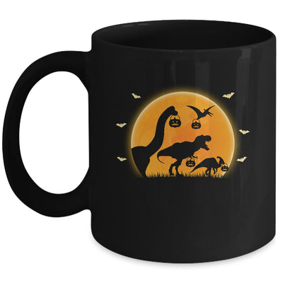 Halloween Dinosaur T-Rex Pumpkin Gift Kids Boys Girls Mug | siriusteestore