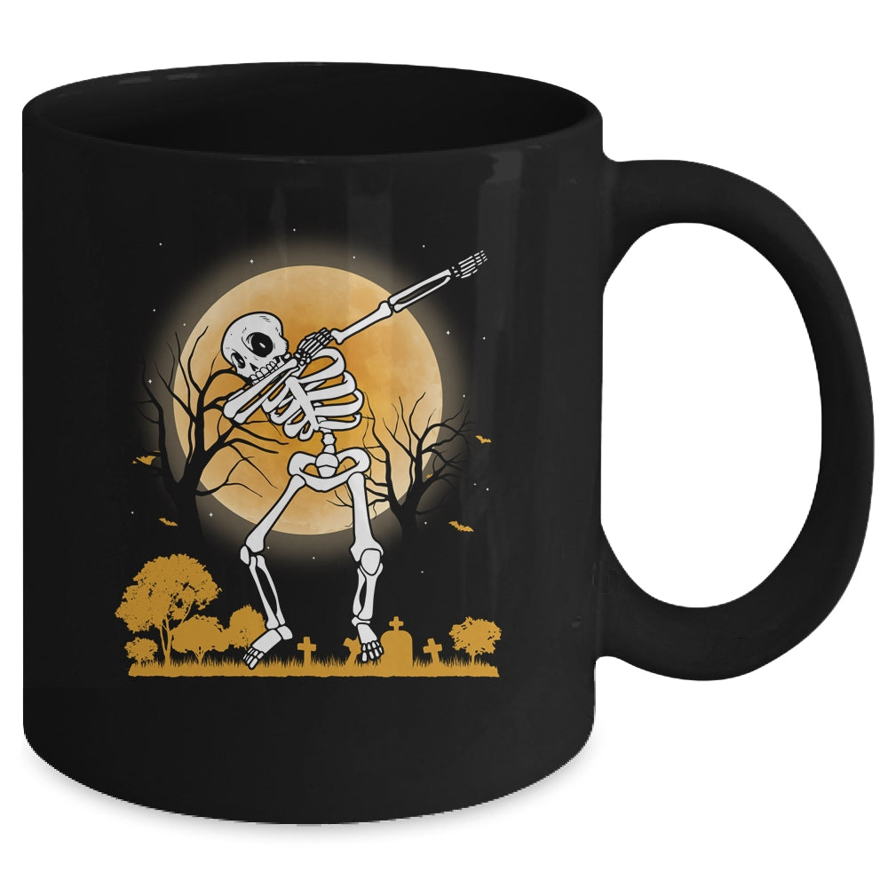 Halloween For Boys Kids Dabbing Skeleton Costume Dab Mug | siriusteestore