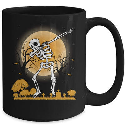 Halloween For Boys Kids Dabbing Skeleton Costume Dab Mug | siriusteestore