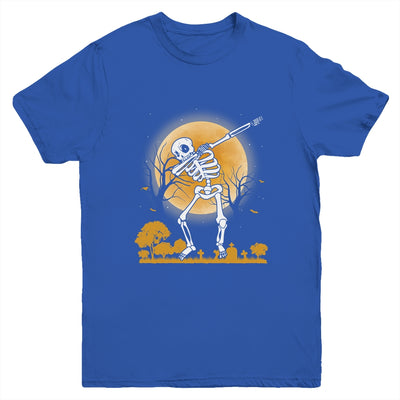 Halloween For Boys Kids Dabbing Skeleton Costume Dab Youth Shirt | siriusteestore