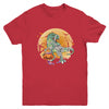 Halloween For Boys Kids Dinosaur T Rex Mummy Pumpkin Youth Shirt | siriusteestore