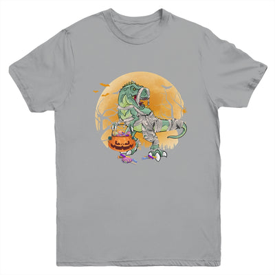 Halloween For Boys Kids Dinosaur T Rex Mummy Pumpkin Youth Shirt | siriusteestore