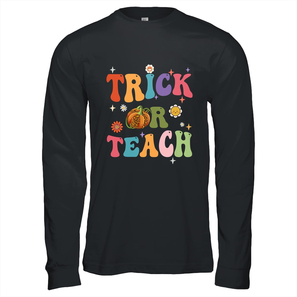 Halloween Groovy Trick Or Teach Funny Teacher Custome Women Shirt & Hoodie | siriusteestore