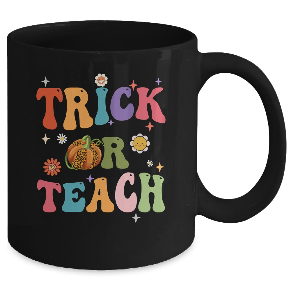 Halloween Groovy Trick Or Teach Funny Teacher Custome Women Mug | siriusteestore