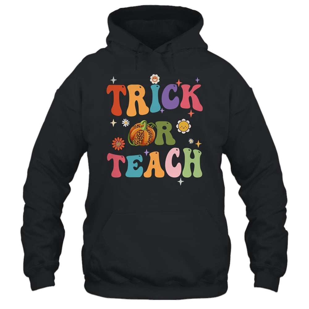 Halloween Groovy Trick Or Teach Funny Teacher Custome Women Shirt & Hoodie | siriusteestore