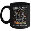 Halloween Radiology You Pose We Expose Skeleton Funny Doctor Mug | siriusteestore