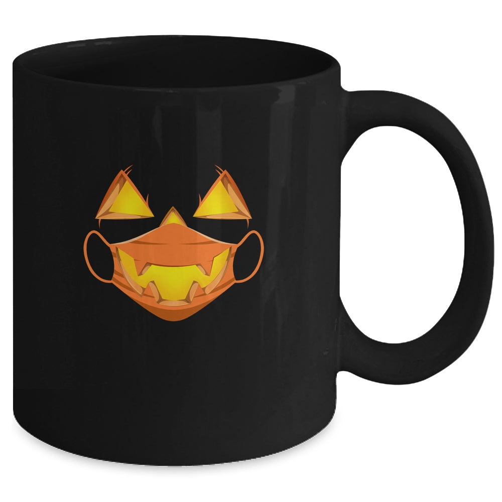 Halloween Tee Mask Costume Scary Pumpkin Mug | siriusteestore