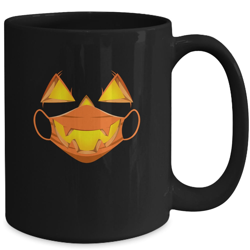 Halloween Tee Mask Costume Scary Pumpkin Mug | siriusteestore