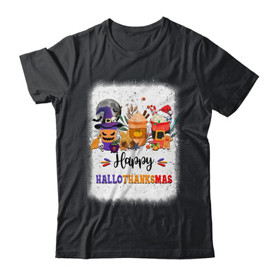 Halloween Thanksgiving Christmas Happy Hallothanksmas Coffee Shirt & Hoodie | siriusteestore
