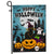 Halloween Welcome Flag Pumpkins Ghosts Black Cats Autumn | siriusteestore