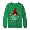 Handiest Gnome Buffalo Plaid Matching Christmas Pajama Gift Shirt & Sweatshirt | siriusteestore
