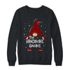 Handsome Gnome Buffalo Plaid Matching Christmas Pajama Gift Shirt & Sweatshirt | siriusteestore