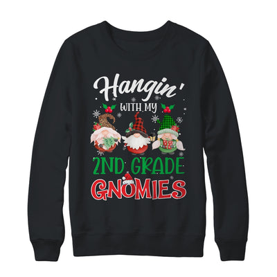 Hangin With My 2nd Grade Gnomies Christmas Teacher Buffalo Shirt & Sweatshirt | siriusteestore