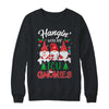 Hangin' With My ICU Gnomies Nurse Christmas Santa Hat Shirt & Sweatshirt | siriusteestore