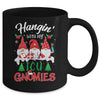 Hangin' With My ICU Gnomies Nurse Christmas Santa Hat Mug | siriusteestore