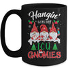 Hangin' With My ICU Gnomies Nurse Christmas Santa Hat Mug | siriusteestore