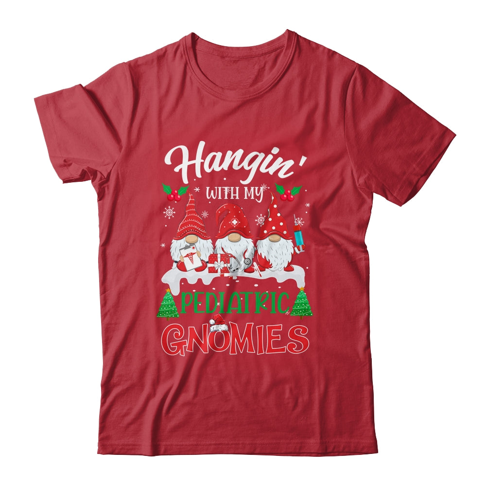 Hangin' With My Pediatric Gnomies Nurse Christmas Santa Hat Shirt & Sweatshirt | siriusteestore