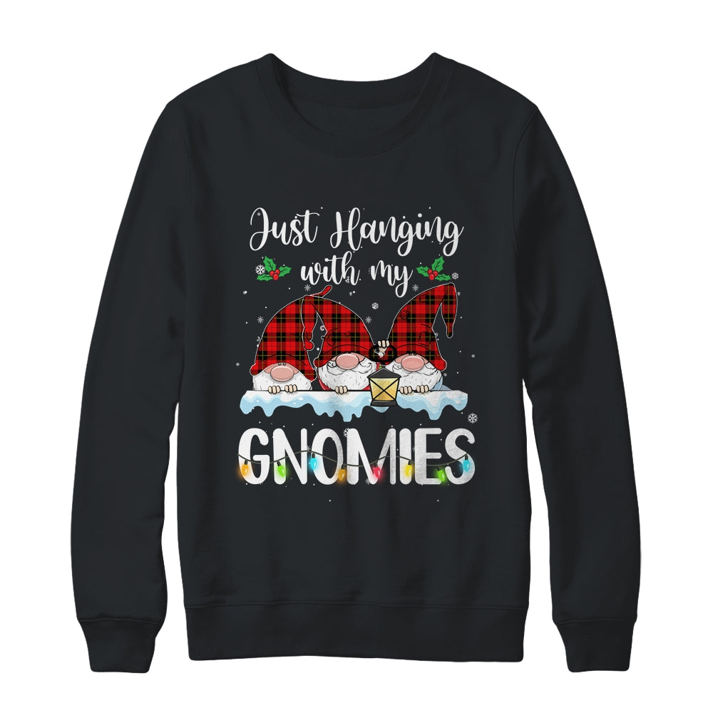 Hanging With My Gnomies Christmas Santa Gnome Xmas Tree Shirt & Sweatshirt | siriusteestore