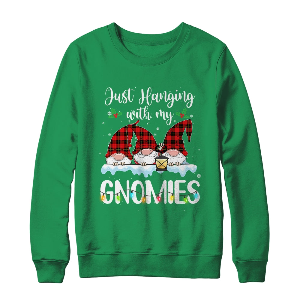 Hanging With My Gnomies Christmas Santa Gnome Xmas Tree Shirt & Sweatshirt | siriusteestore