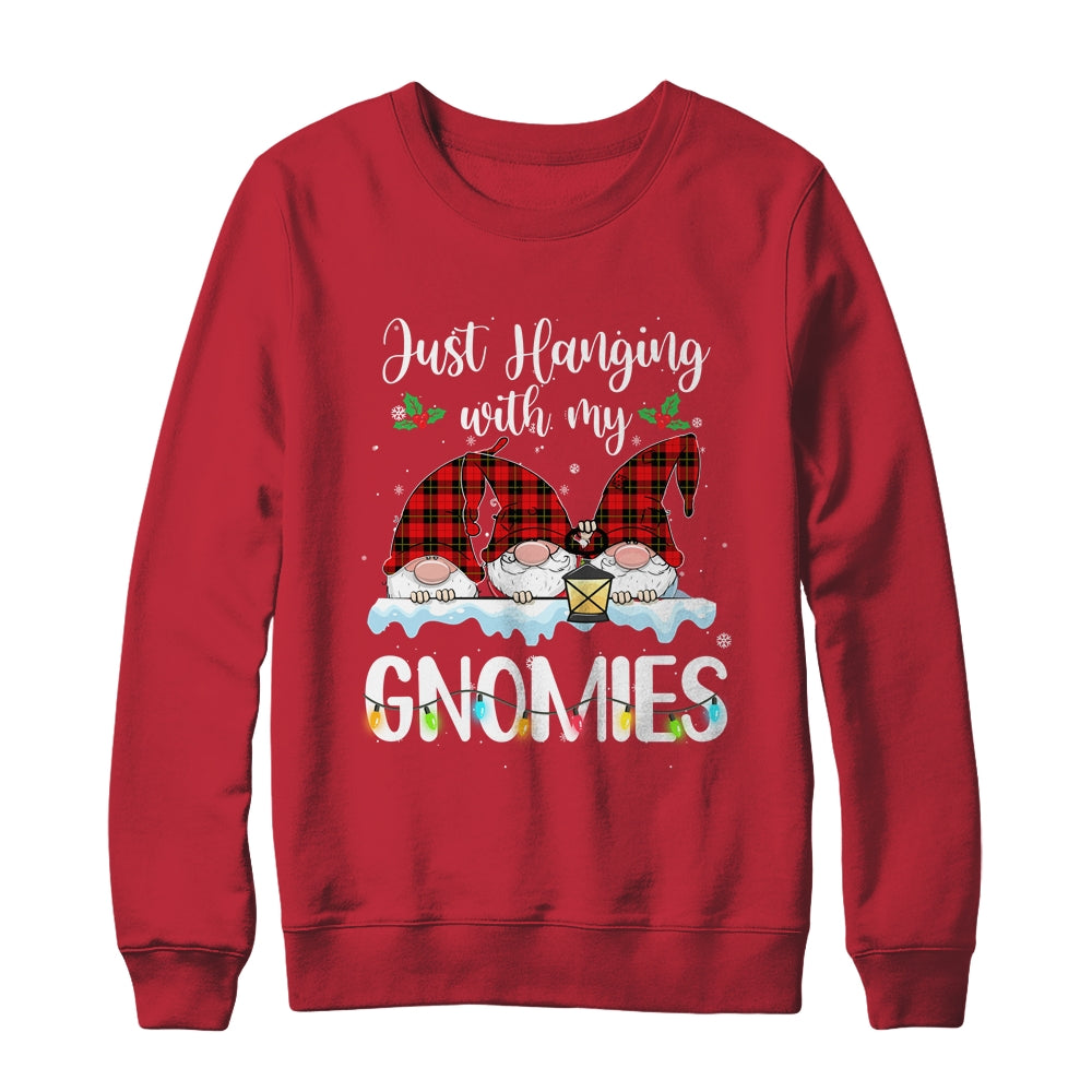 Hanging With My Gnomies Christmas Santa Gnome Xmas Tree Shirt & Sweatshirt | siriusteestore