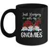 Hanging With My Gnomies Christmas Santa Gnome Xmas Tree Mug | siriusteestore