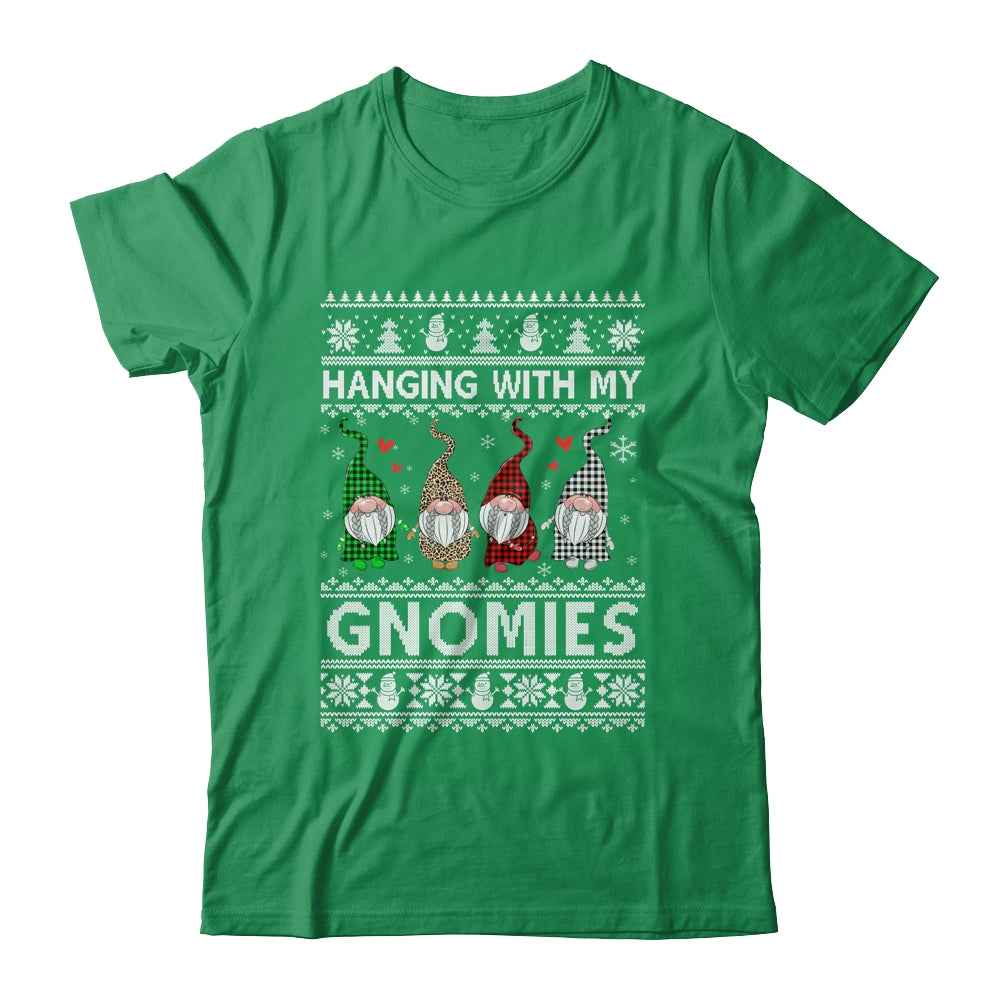 Hanging With My Gnomies Cute Gnomes Christmas Ugly Shirt & Sweatshirt | siriusteestore