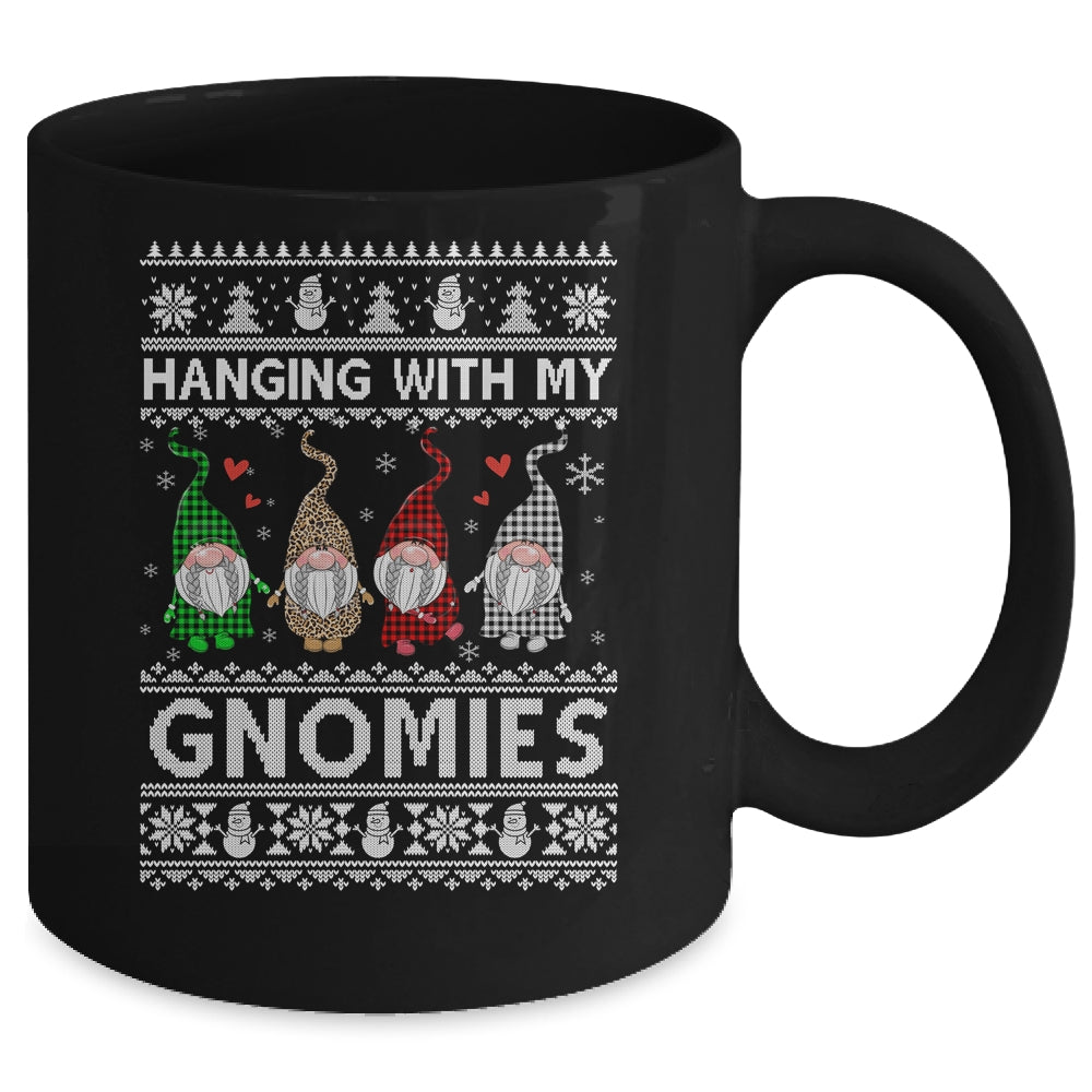 Hanging With My Gnomies Cute Gnomes Christmas Ugly Mug | siriusteestore