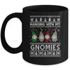 Hanging With My Gnomies Cute Gnomes Christmas Ugly Mug | siriusteestore