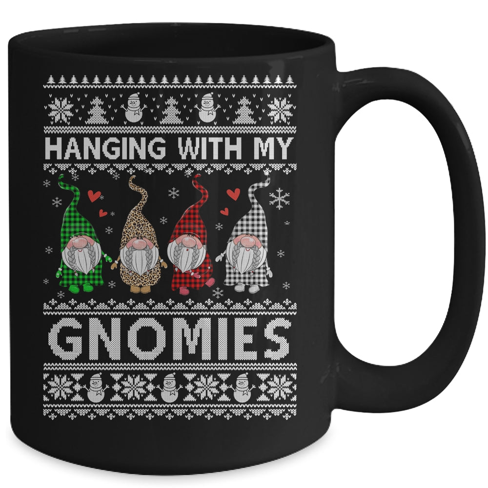 Hanging With My Gnomies Cute Gnomes Christmas Ugly Mug | siriusteestore