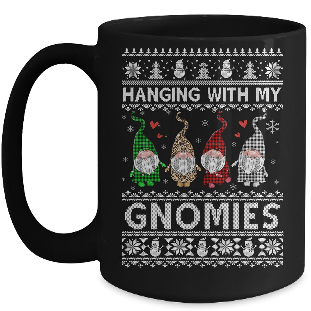 Hanging With My Gnomies Cute Gnomes Christmas Ugly Mug | siriusteestore