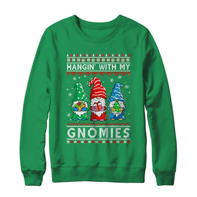 Hanging With My Gnomies Santa Ugly Christmas Xmas Shirt & Sweatshirt | siriusteestore