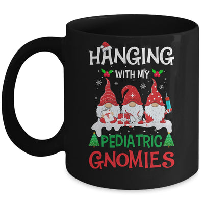 Hanging With My Pediatric Gnomies Nurse Christmas Santa Hat Mug | siriusteestore