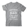 Happiness Is Being A Dad Grandad And Great Grandad Shirt & Hoodie | siriusteestore