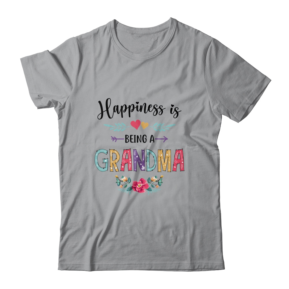 Happiness Is Being A Grandma For The First Time Mothers Day Shirt & Hoodie | siriusteestore