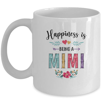 Happiness Is Being A Mimi For The First Time Mothers Day Mug | siriusteestore
