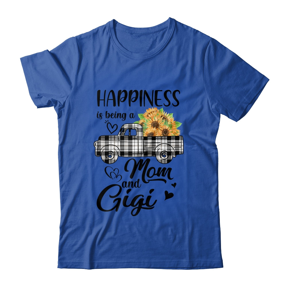 Happiness Is Being A Mom And Gigi Sunflower Shirt & Hoodie | siriusteestore