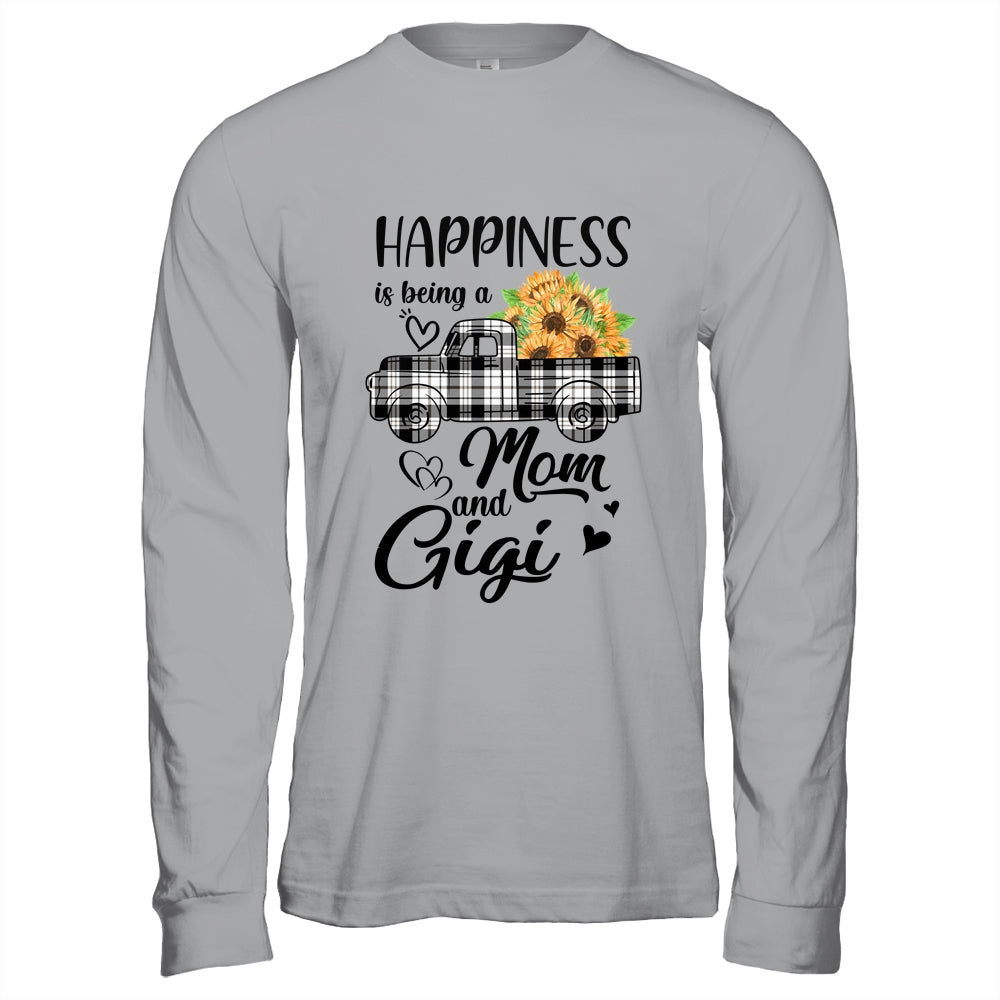 Happiness Is Being A Mom And Gigi Sunflower Shirt & Hoodie | siriusteestore