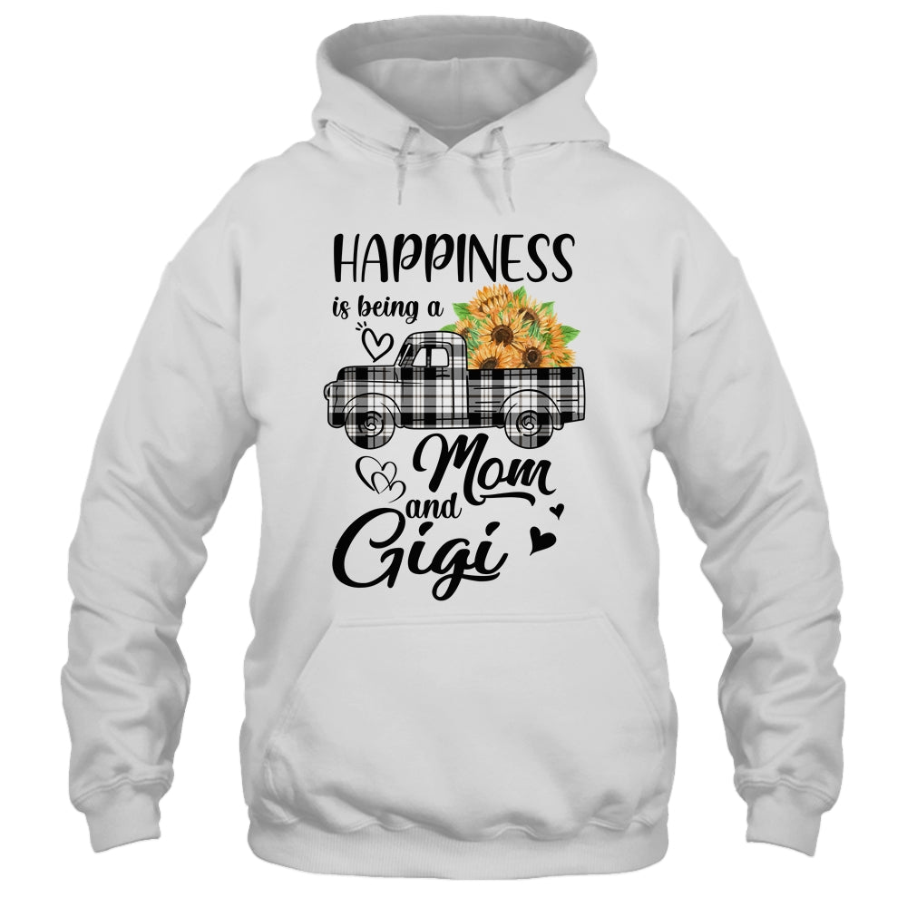 Happiness Is Being A Mom And Gigi Sunflower Shirt & Hoodie | siriusteestore