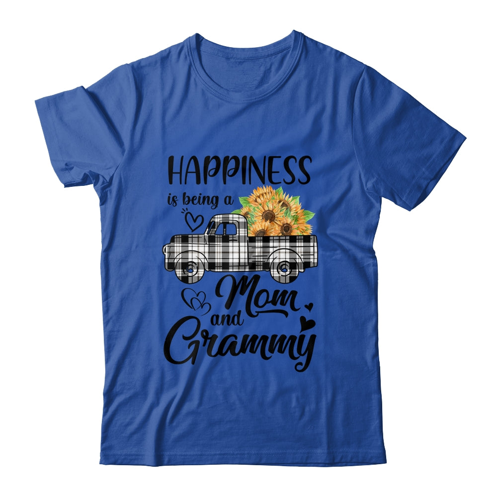 Happiness Is Being A Mom And Grammy Sunflower Shirt & Hoodie | siriusteestore