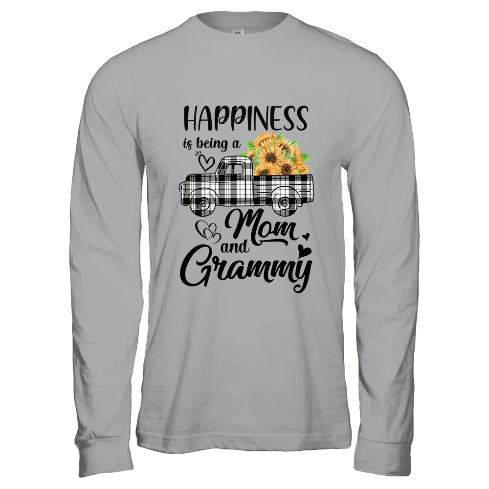 Happiness Is Being A Mom And Grammy Sunflower Shirt & Hoodie | siriusteestore