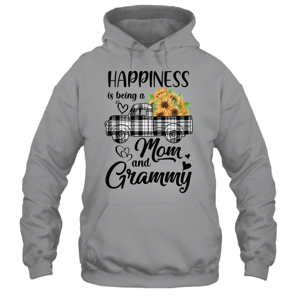 Happiness Is Being A Mom And Grammy Sunflower Shirt & Hoodie | siriusteestore