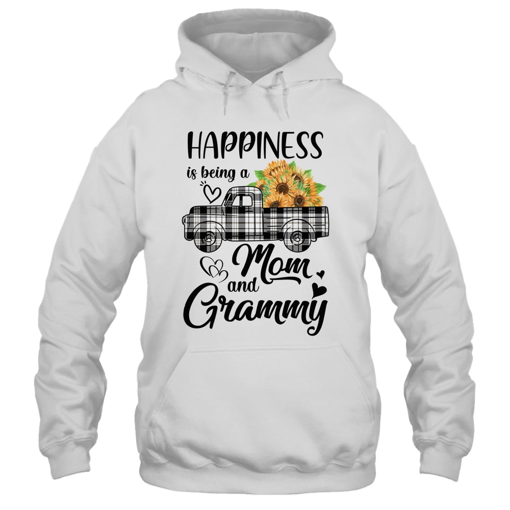 Happiness Is Being A Mom And Grammy Sunflower Shirt & Hoodie | siriusteestore