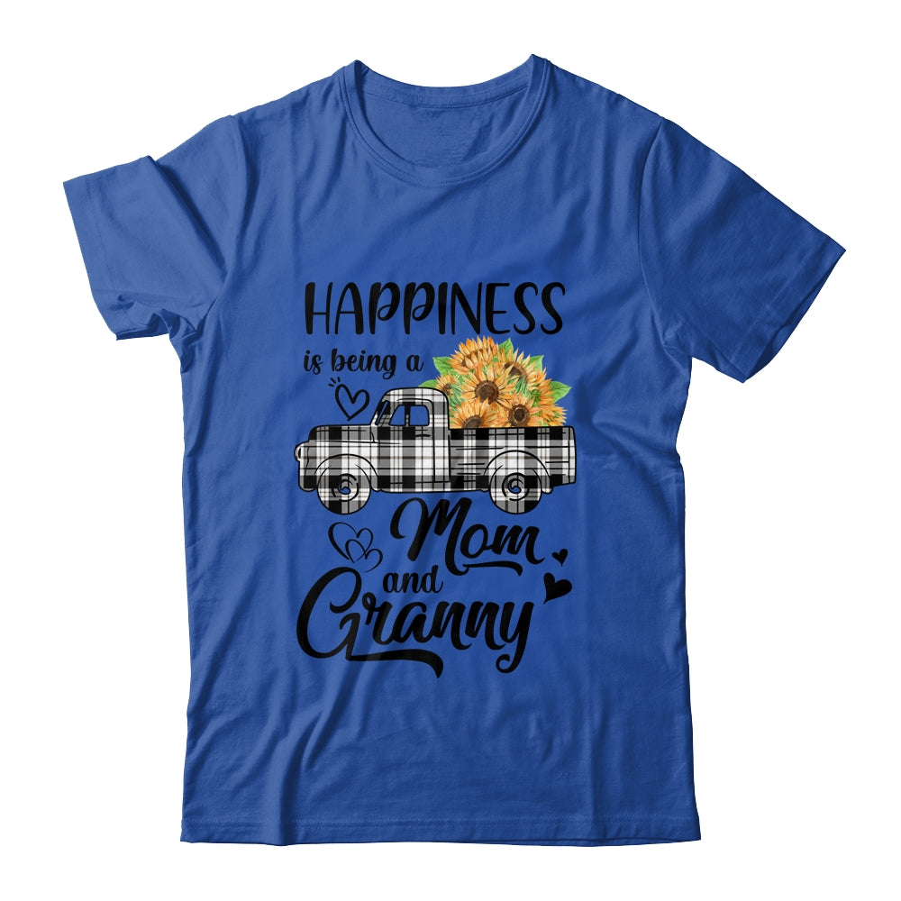 Happiness Is Being A Mom And Granny Sunflower Shirt & Hoodie | siriusteestore