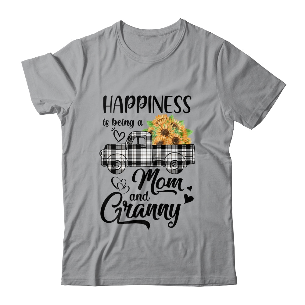 Happiness Is Being A Mom And Granny Sunflower Shirt & Hoodie | siriusteestore