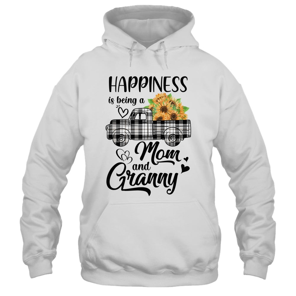 Happiness Is Being A Mom And Granny Sunflower Shirt & Hoodie | siriusteestore