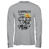 Happiness Is Being A Mom And Mimi Sunflower Shirt & Hoodie | siriusteestore
