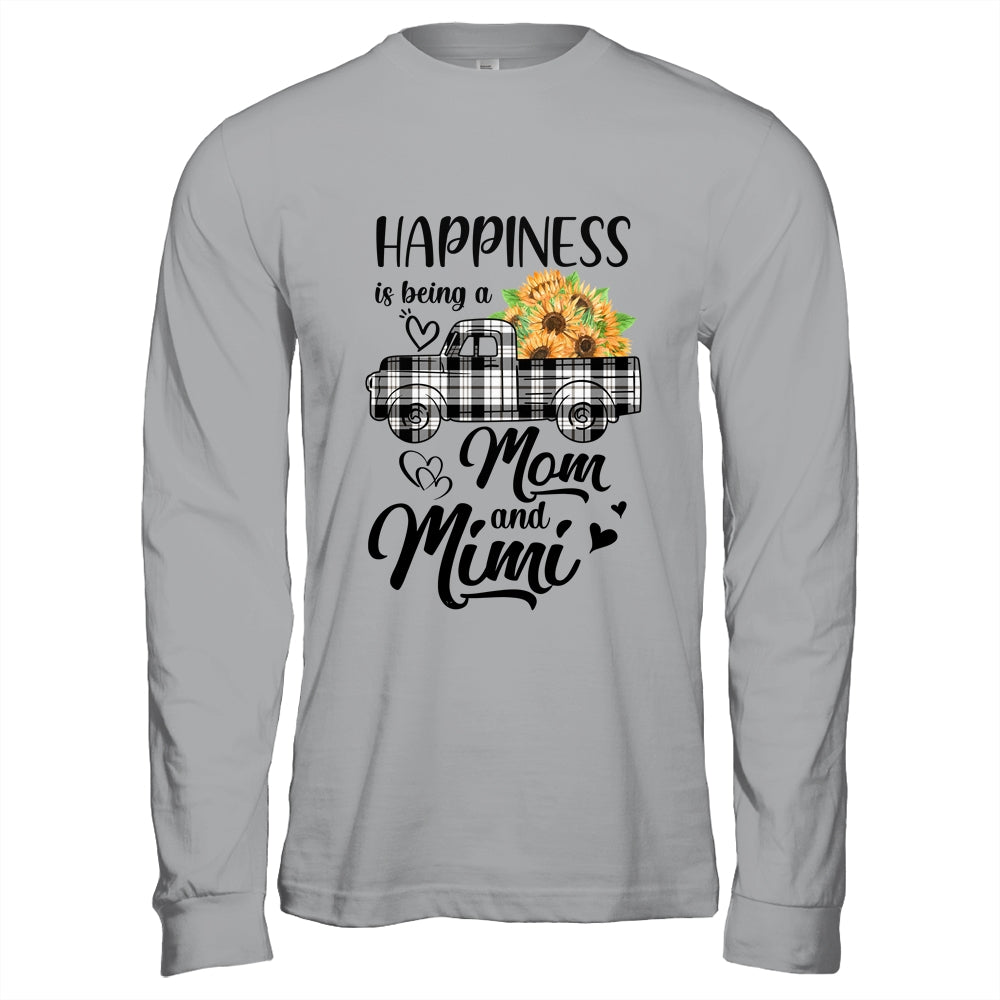 Happiness Is Being A Mom And Mimi Sunflower Shirt & Hoodie | siriusteestore