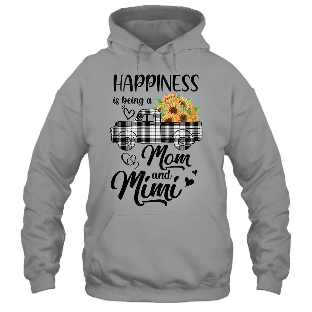 Happiness Is Being A Mom And Mimi Sunflower Shirt & Hoodie | siriusteestore