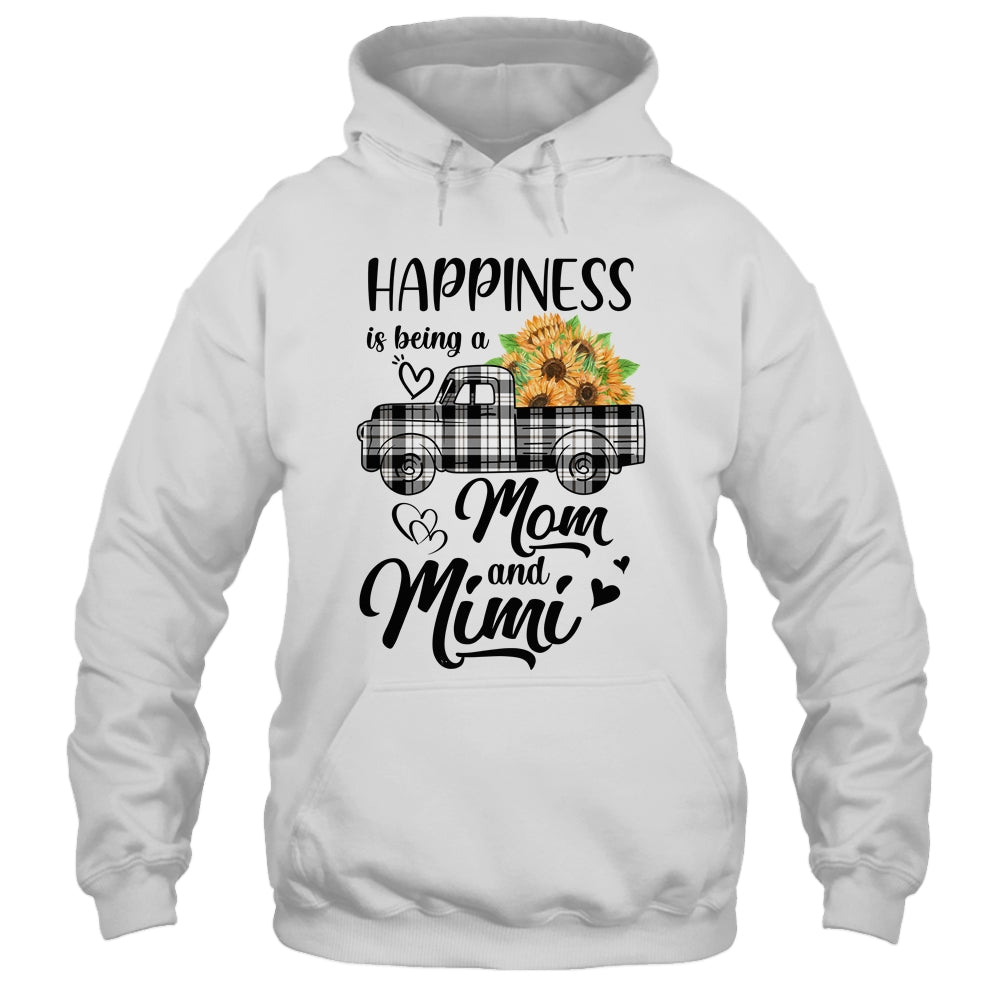 Happiness Is Being A Mom And Mimi Sunflower Shirt & Hoodie | siriusteestore
