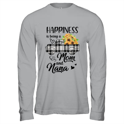 Happiness Is Being A Mom And Nana Sunflower Shirt & Hoodie | siriusteestore